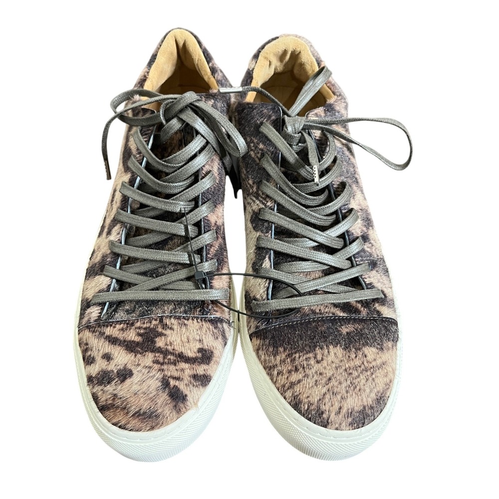 NWOB John Varvatos Men's Reed Genuine Calf Hair Low Top‎ Sneaker size 11.5